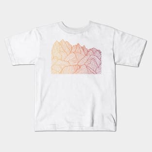 Golden Mountain Art Kids T-Shirt